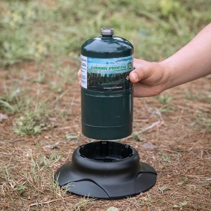 Portables Gas Canister Support Base Fuels Tanks Stabilizers with Nonslip Base for Gas Tanks Storage Outdoors