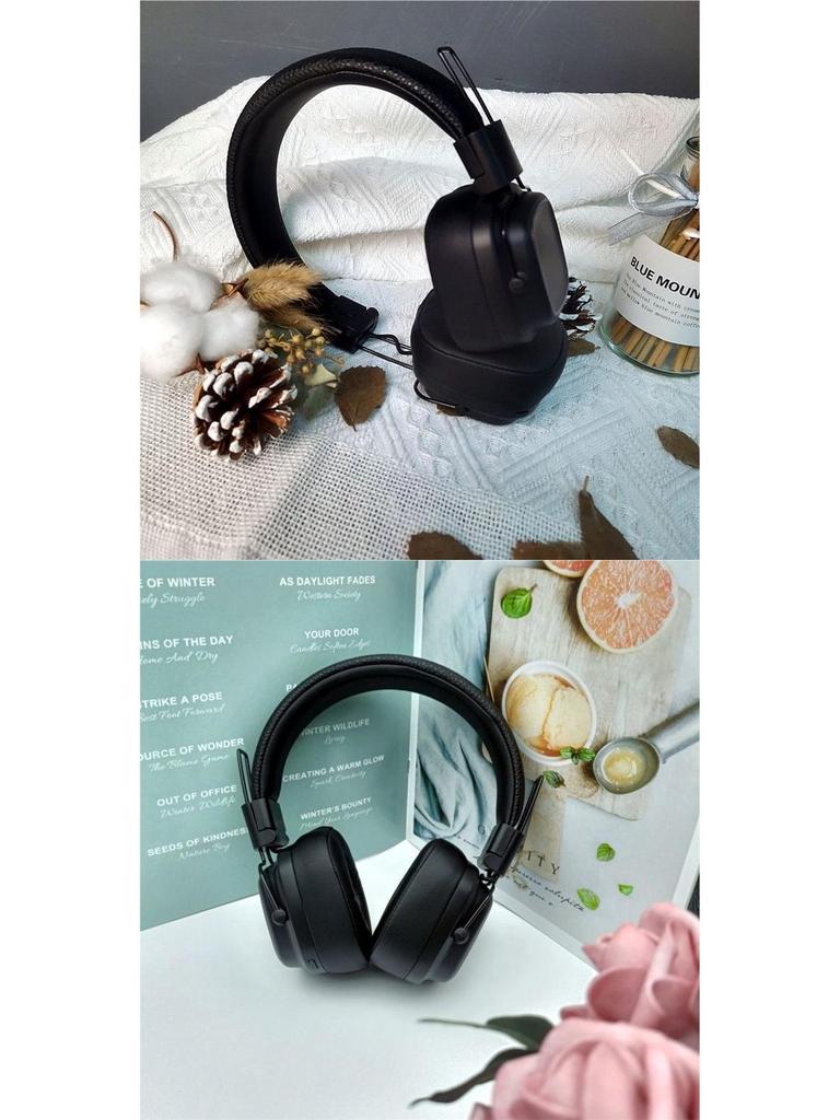 Marshall Major IV Luminous Bluetooth Over-Ear Headset with Mic and Deep Bass