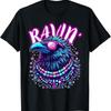Rave Regenbogen Rabe Haus Edm Festival Raver Tier Edc 2025 T-Shirt