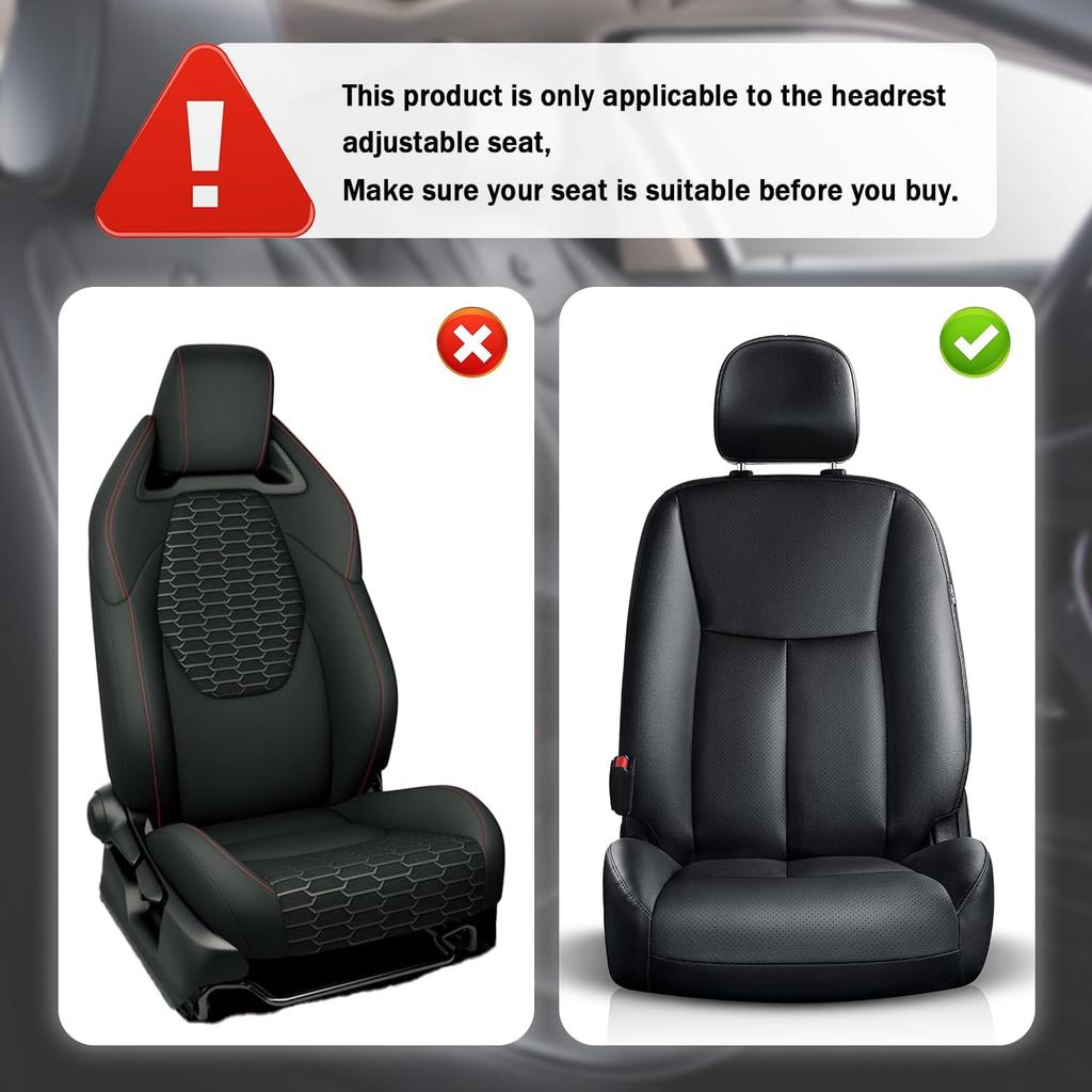 IHOTDER 2PCS Headrest Grab Handle for Cars,Removable&Durable Rear Seat Grab Handles for Trucks Cars SUVs Pickups,Universal Interior Car Accessories