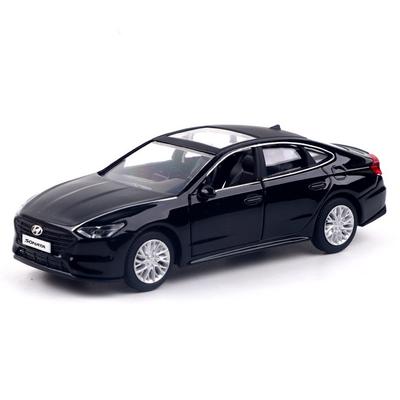 Welly Hyundai Sonata DN8 Diecast Model Car, Black, 1pc