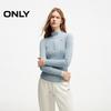 ONLY Women's Wool-Blend Faux Two-Piece High-Neck Sweater