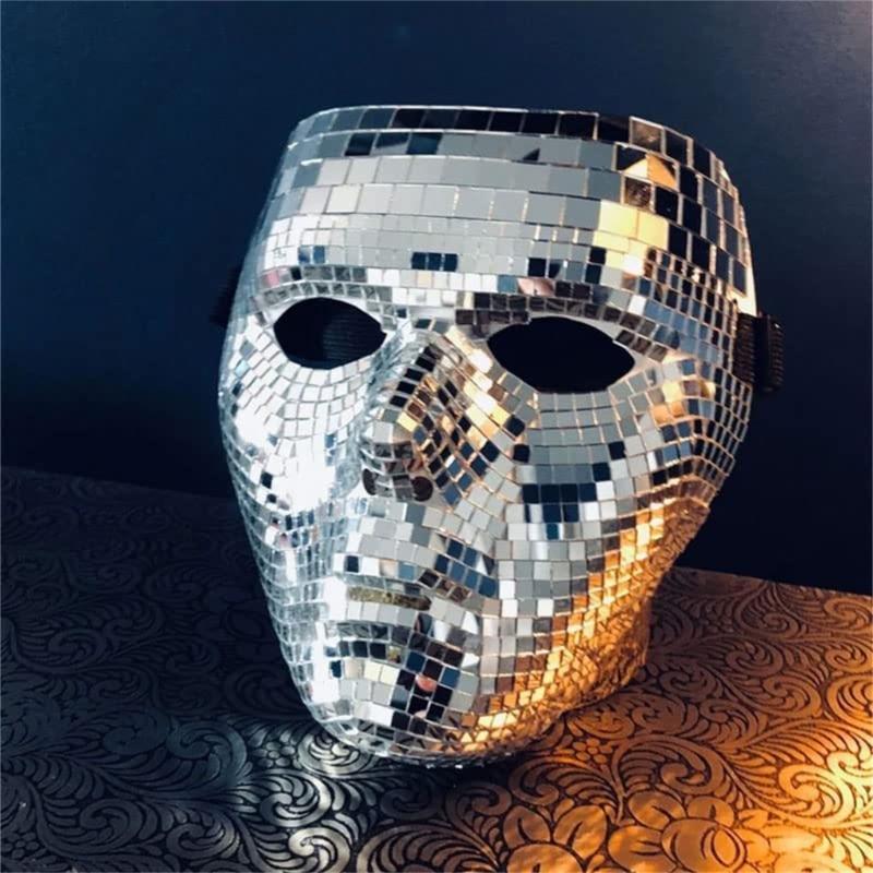 Kristall-Gesichtsmasken Cosplays Spiegelreflexion Maskenball-Masken Gesichts-Party-Masken