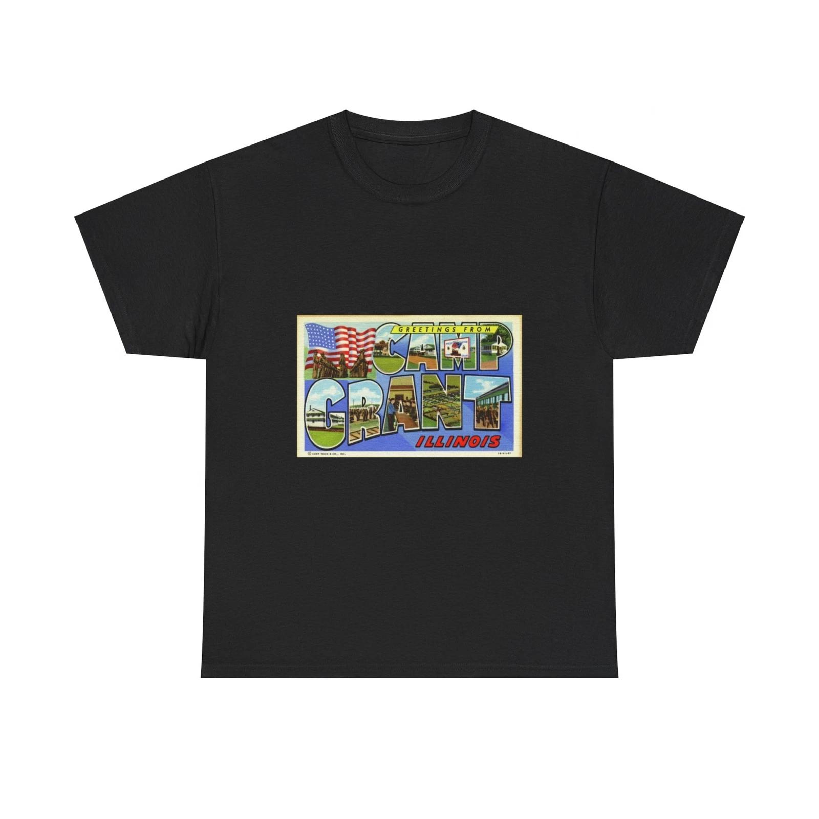 Greetings from Camp Grant Illinois (Greeting Postcards) T shirt 3XL