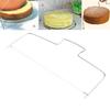 Stainless Steel Cake Slicer Adjustable Wire Cake Slicer Cutter Leveller Decorating Bread Decor Tool