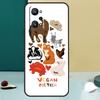 Vegan Pattern For Realme GT 7 Pro GT 5 6 6T C67 C61 C55 C53 C51 C21Y C25S C75 10 11 12 13 14 Pro Plus Case