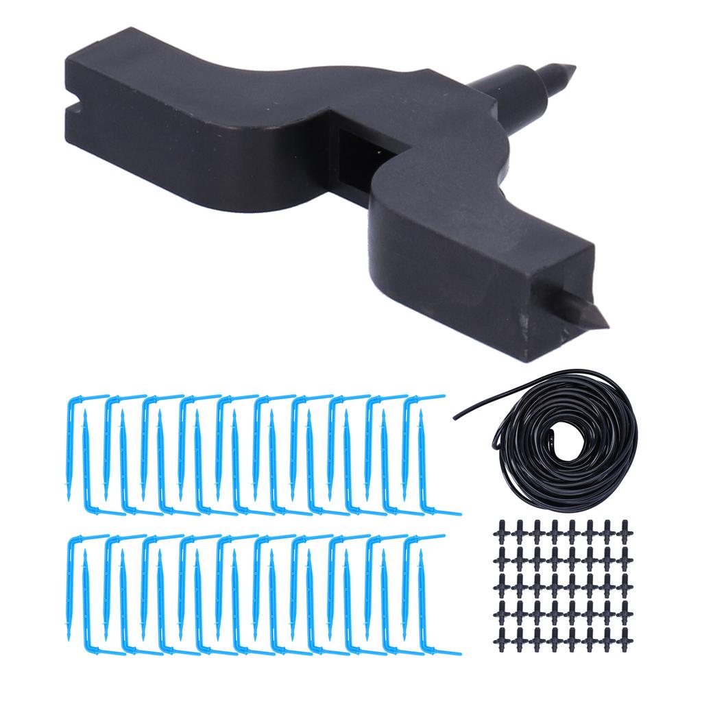 Kit Irigare Prin Picurare 15m Set Furtun Picurător Udare Grădină Seră Răsad Accesoriu