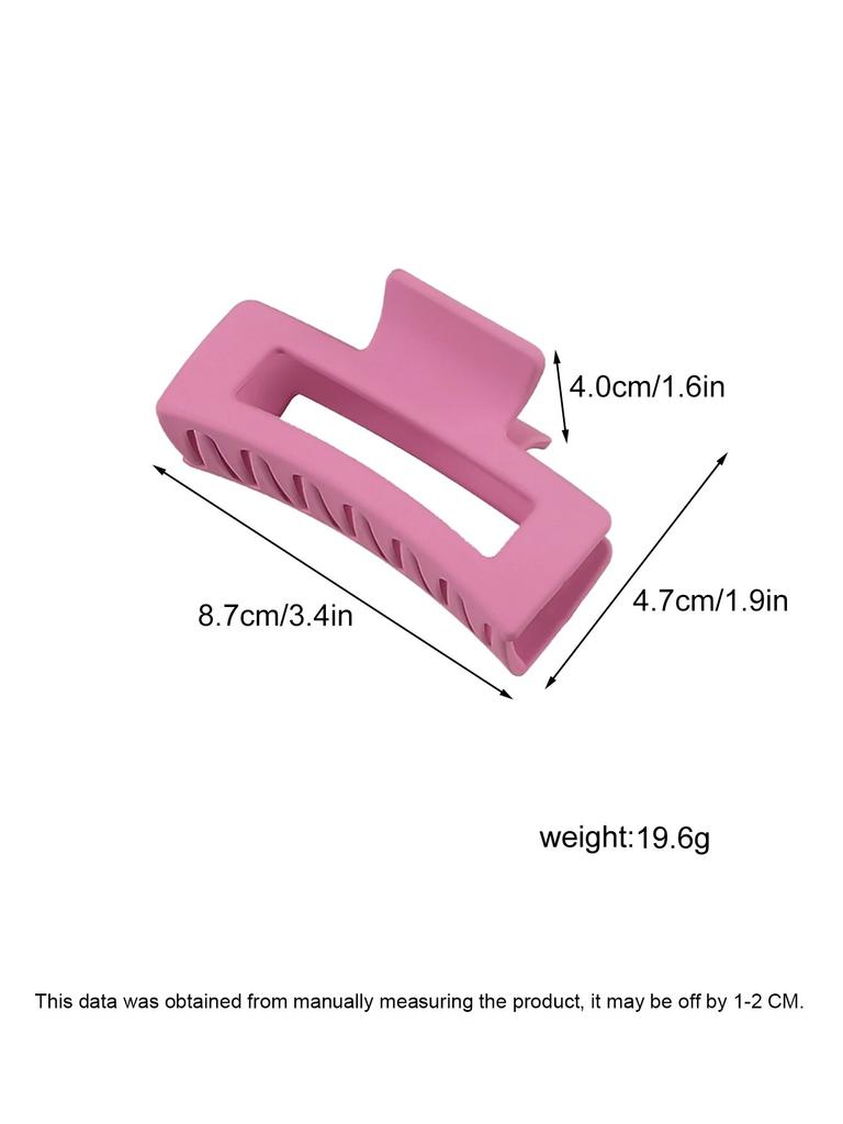 8 szt. Duże spinki do włosów 8,6 cm Kwadratowe matowe antypoślizgowe dla kobiet i dziewcząt, Mocne spinki bananowe do włosów grubych i cienkich