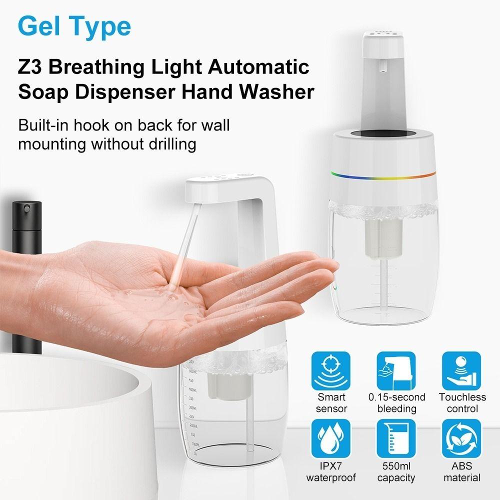 Automatic Sensor Smart Soap Dispensers Touchless Operation Liquid Soap Container  Public Restrooms