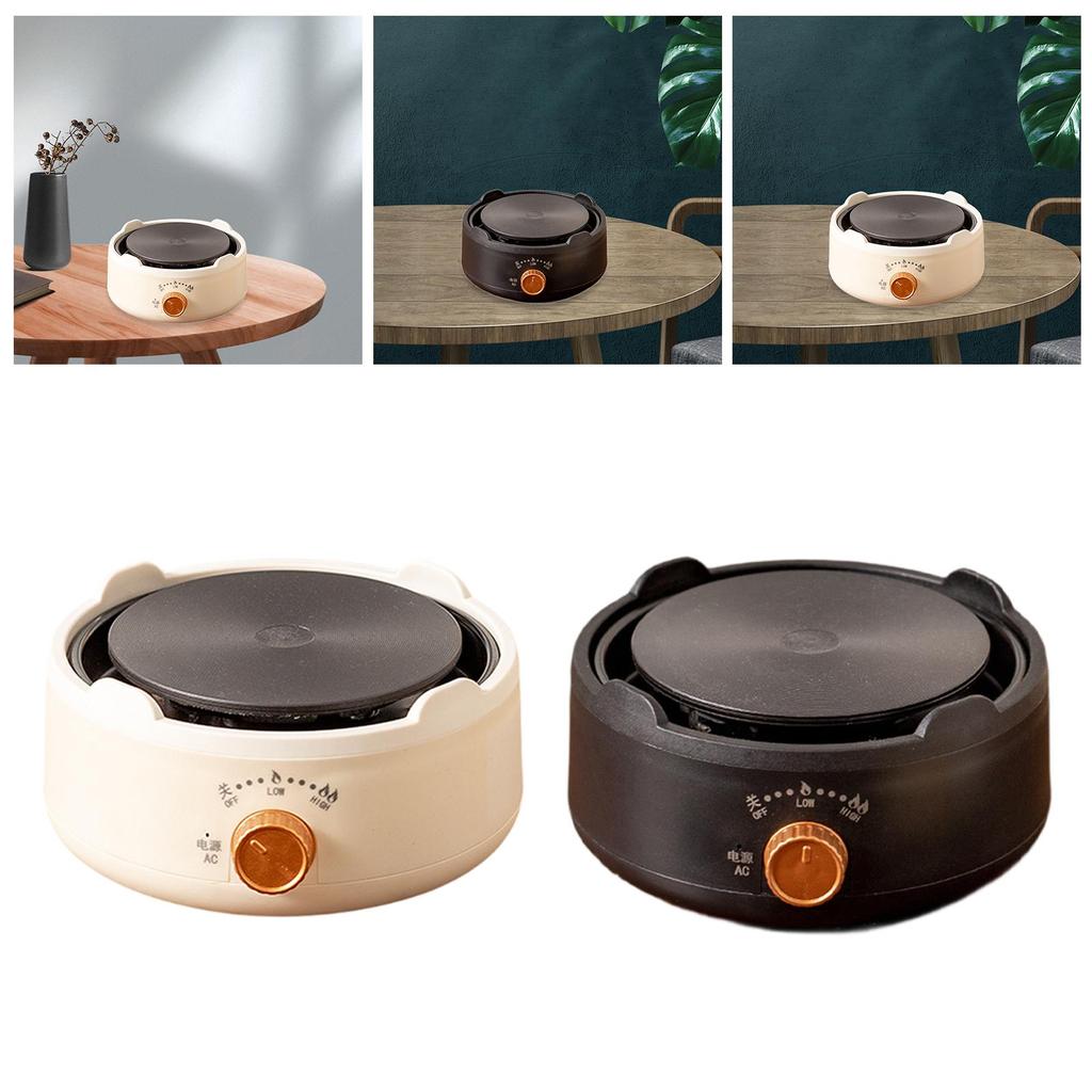 Electric Stovetop Versatile Cooking Small Hot Plate Single Burner Coffee Heater for Camping Picnic Home Indoor Outdoor Kitchen