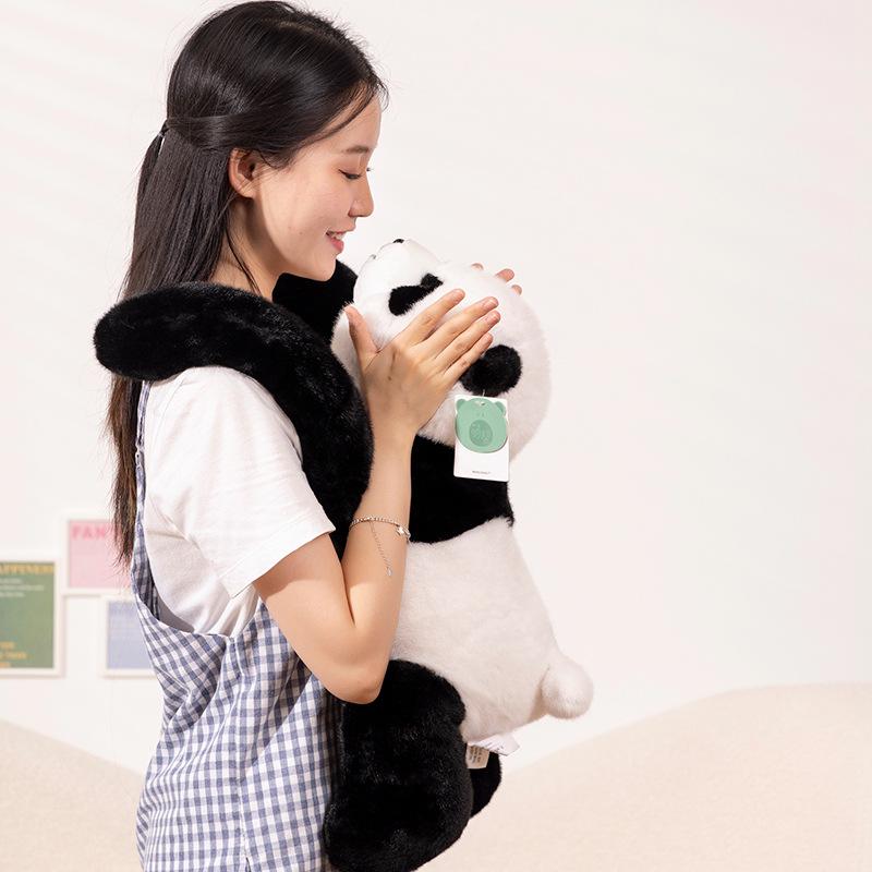 Back Treasure Plush Toy: Panda, Koala, Raccoon, Dinosaur Cloth Doll & Hugging Pillow for Kids