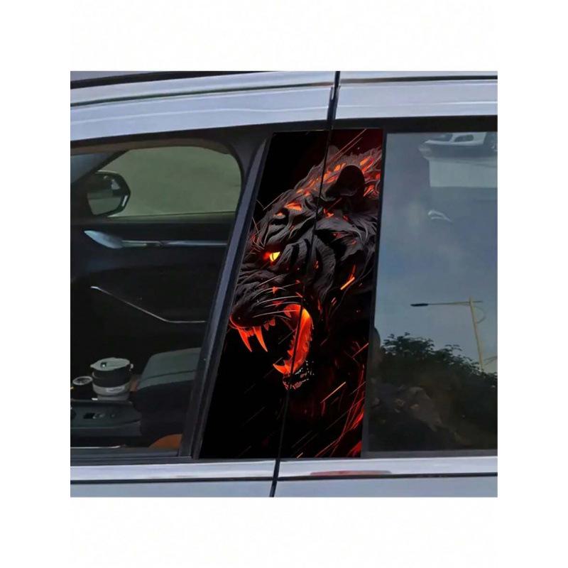 

Roaring Tiger Car Pillar Sticker Model D 80293 One Size різнокольоровий