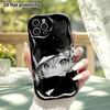 Phone Case: 2D Flat, Suitable for iPhone 18, 17, 16, 15, 14, 13, 12 Pro Protective Case, Cracked Edge Frame, Perfect Christmas and Halloween Holiday G