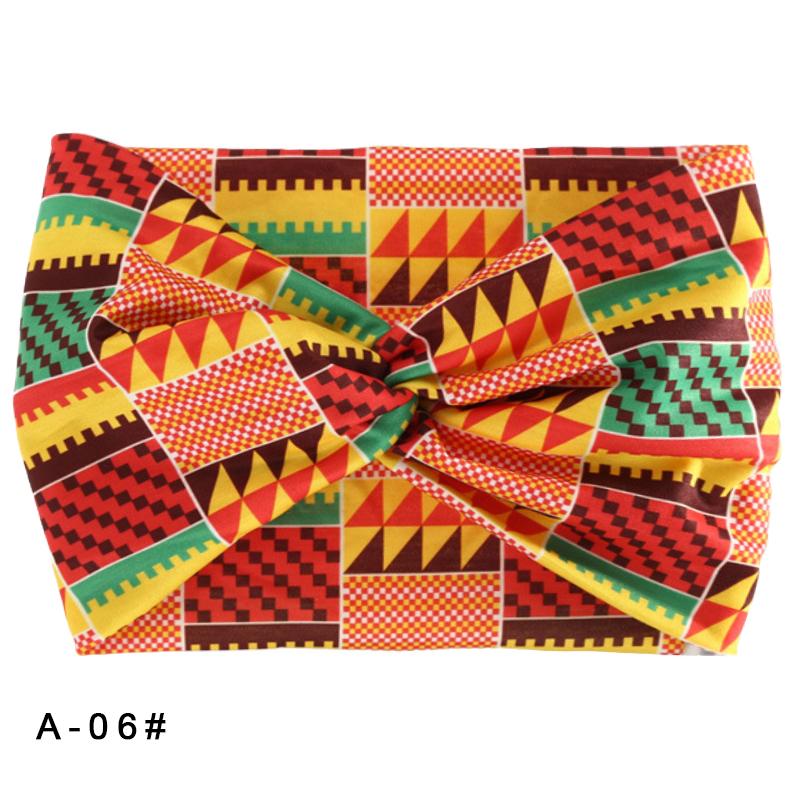 Printed Wide Elastic Headband Pilates Yoga  Running Cycling Hairband Turban Makeup Hair Hoop Makeup Headwrap for Women Girl