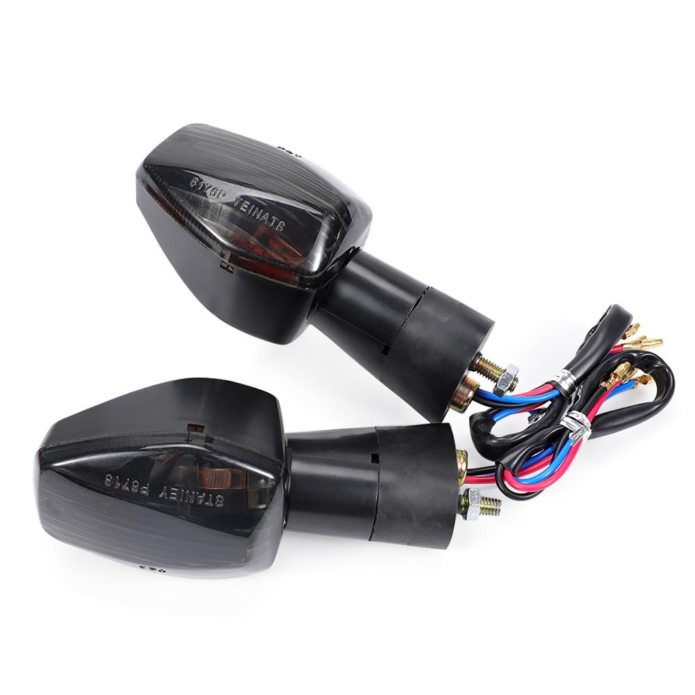 Front Rear Turn Signals For HONDA CB400 SUPER FOUR CB600F CB900F HORNET CB1000R CB1300S Motorcycle Flasher Indicator Light Bulb Smoke
