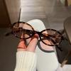 Fashion Korean Sweet Cool Spicy Girl Sunglasses for Women Men  Retro Oval Fashion Eyewear