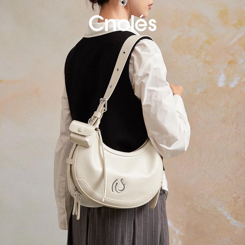 

Cnoles Women s Crescent Shoulder Tote Bag Small