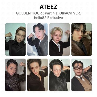 ATEEZ GYLDEN TIME : Del.4 DIGIPACK VERSION. hello82 Eksklusiv Officiel Fotokort