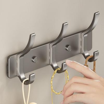 Nástěnný věšák Oblečení Háčky na kabáty Pevný Nástěnný závěs na dveře Moderní Háčky na ručníky Hotel