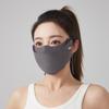 Compartment-style Summer Face Mask Hanging Ear Show Your Nose and Mouth Sports Mask UV Protection