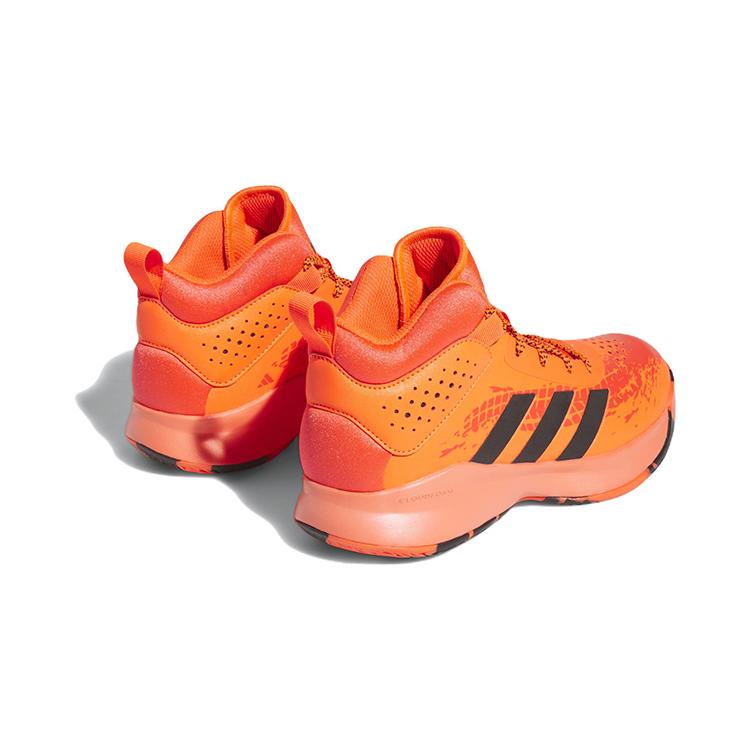 New Adidas Cross 'Em Up 5 Wide J 'Solar Red Black' HQ8494