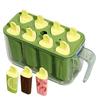 8-hole Pop-sicle Making Mold Tray Reusable Ice Pop Mold DIY Ice Cream Container Easy-Release Freezer Tray For Freezing Desserts