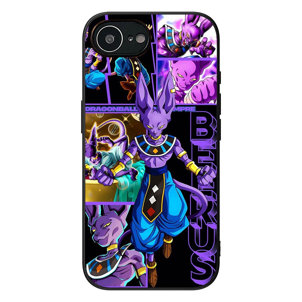 Cover for Samsung Galaxy S25 S24 S23 FE Plus Ultra S7 Edge A16 A15 5G S25+ Coque Phone Case Beerus Dragon Son Gokus Ball Whis