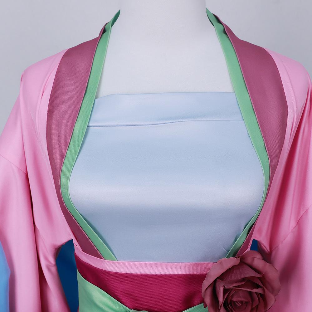 Ροζ Φόρεμα Αρχαίου Στυλ Αποθηκάριος Ημερολόγια Γυναικείο Κοστούμι Cosplay (Πλήρες σετ)