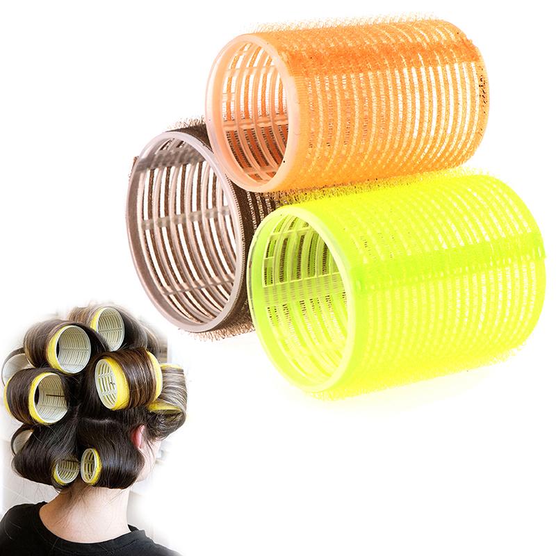 Self Grip Rollers Cling Stick Hair Curler Curls Wave Styling Salon Setting Tool