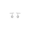 Women's Back Hanging Earrings Niche Design Imitation Pearl Light Luxury High-end New Trendy Earrings