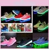 Sneaker LED Leuchtend USB-Aufladung Kinder Niedrige Schuhe Mode Freizeit Geschenk