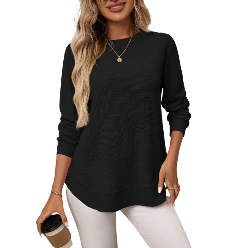 

Осенне-зимний женский круглый вырез горловины с пуговицами и длинным рукавом из пряжи Core S