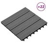 VidaXL 22x Terrace Tiles Patio Tiles Balcony Tiles Garden Tiles Floor Tiles Ground Tiles 277797