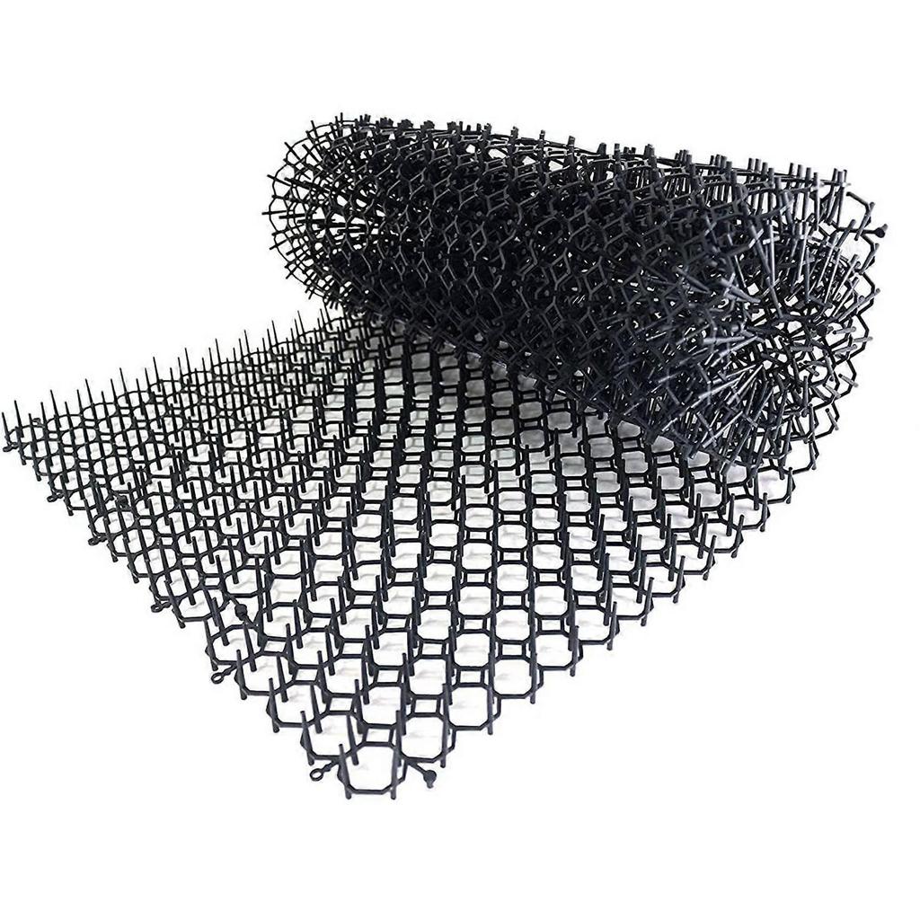20Pcs Cat Scat Spike Mats - Anti Digging Flexible Pet Safe Deterrent Spike Pad for Outdoor Garden 49cmX13cm