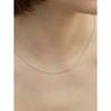 Silver 925 Mini Egg Ball Necklace Lsn54