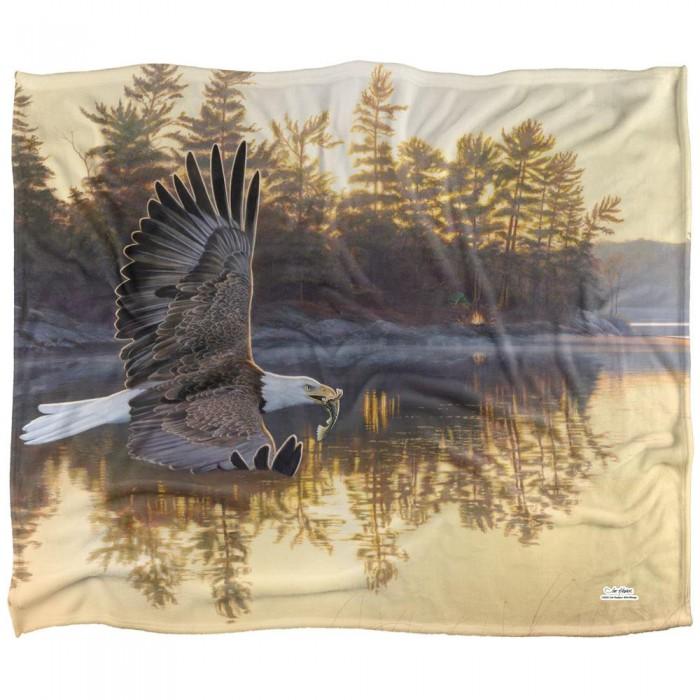 Wild Wings Gone Fishing 2 Silky Supersoft Blanket