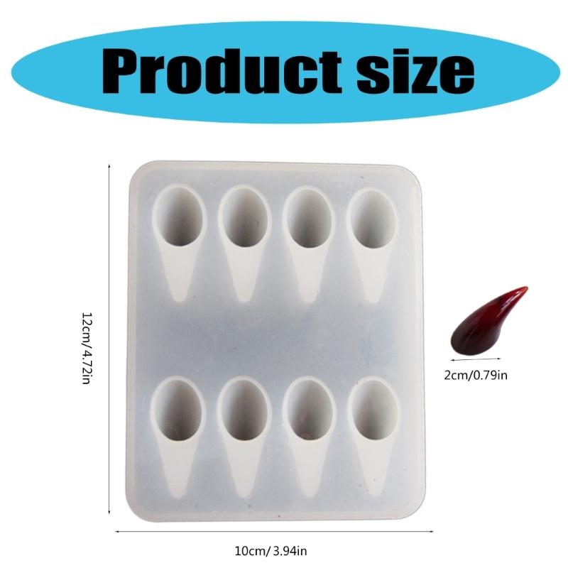 Sturdy Silicone Mold for Crafting Unique Devil Horns and Beast Claw Designs Portable for Craft Projects Supplies