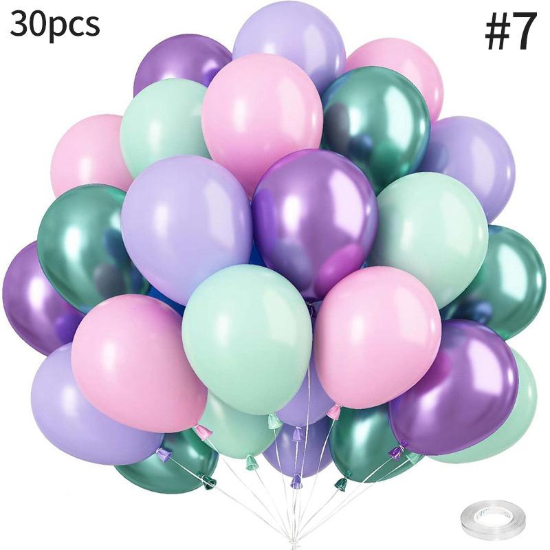 Lot Purple Balloon Set Latex Confetti Balloons Wedding Valentine's Day Globos Baby Shower Birthday Christmas Party Decorations