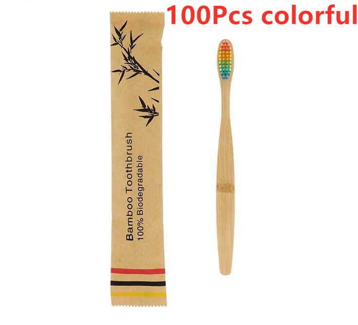 New Style Portable Bamboo Toothbrushes Eco Friendly Wooden Tooth Brush for Adults Children Customized Laser Engraving Logo