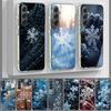 Snowflake Winter White Snow Christmas Phone Case for Samsung A17 A37 A57 A07 A16 A26 A36 A56 A06 A02S A12 A22 A32 A52S A04S A14