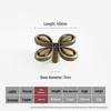 Bronze Brass Pull Handle: New Chinese Style Cabinet, Wardrobe & Drawer Retro Door Handle