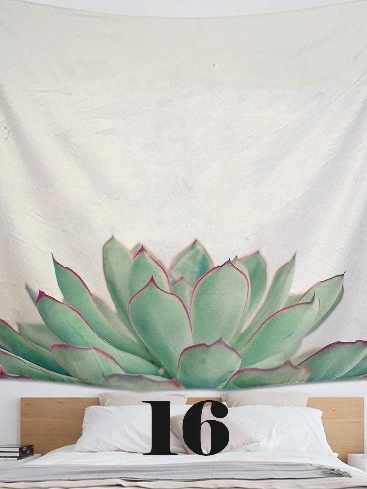 Watercolor Painting Floral Decorative Tapestry Home Wall Living Room Office Decorative Tapestry