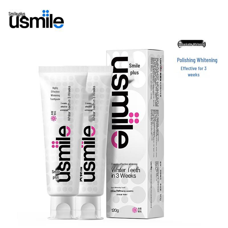 

usmile Tuscan Orange Blossom Whitening Toothpaste 2-Pack