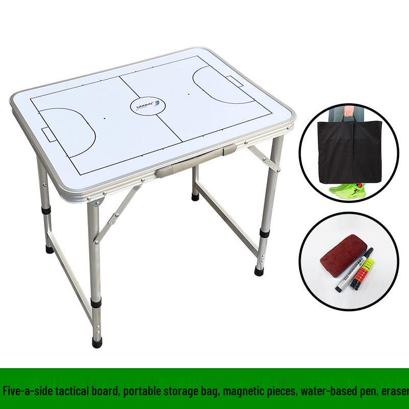 Portable Folding Magnetic Football Tactics Board - Writable & Erasable for Match Strategy and Coaching