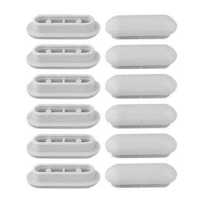 Toilet Cover Bumper Buffer ABS+TPE Accessory Adapter Assembly Bathroom Cushion Fitting Replacement Shock-proof