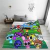 Incredibox Sprunki Game Blanket Fleece Spring/Autumn Portable Warm Throw Blanket for Home Outdoor Plush Thin Quilt