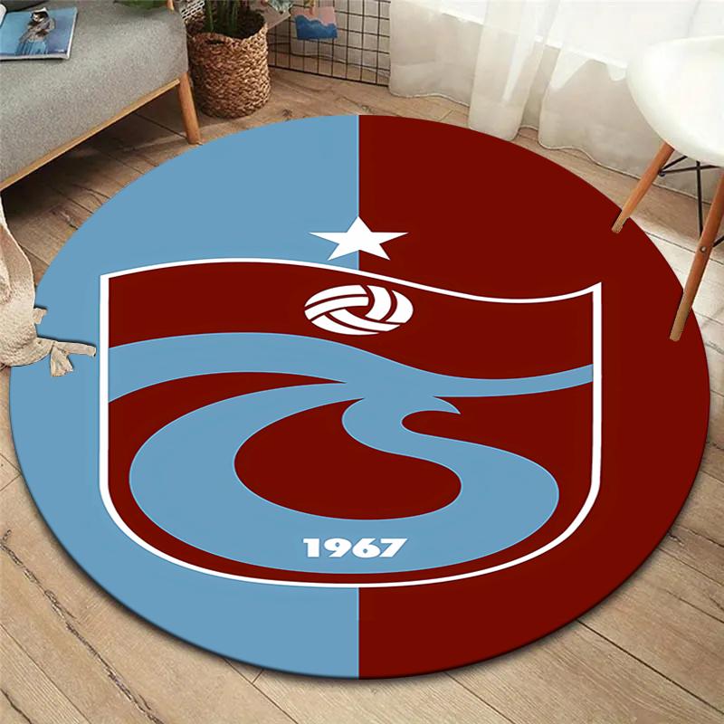 

Trabzonspor Round Area Rug,Carpet Rug for Living Room Bedroom Sofa Playroom Decor,Non-slip Floor Mat 80cmx80cm