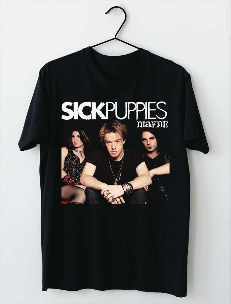 

Collection Sick Puppies Maybe Short Sleeve Black All Size Shirt Unisex T-Shirt S