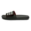 adidas Alphabounce 2 Sandales à enfiler confortables et polyvalentes à semelle en caoutchouc antidérapante Sandales unisexes Noir Blanc Rouge H68221