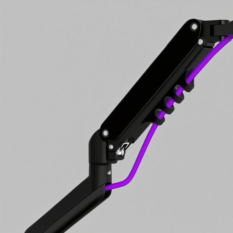 32-inch Black Pneumatic Lift Monitor Stand for E-sports - DA105-B, Supports up to 9kg